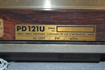 Luxman PD121U Direct Drive Turntable * GRACE Tonearm * Fully Serviced * Local Pickup Only !