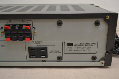 Sansui A990 Stereo Integrated Amplifier * 70W RMS * 1983