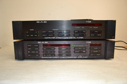 SAE Combo : I102 Integrated Amplifier * T102 Stereo Tuner * Fully Serviced