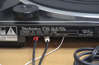 Technics SL-BD10 Belt Drive Turntable * Box