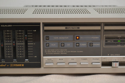 Fisher CA-58 Stereo Integrated Amplifier * 50W RMS * 1985