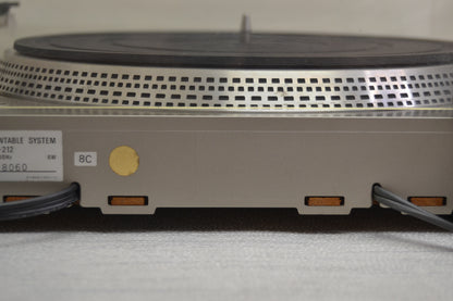 Sony PS-212 Semi Automatic Direct Drive Turntable * Fully Serviced * NEW AT Cartridge