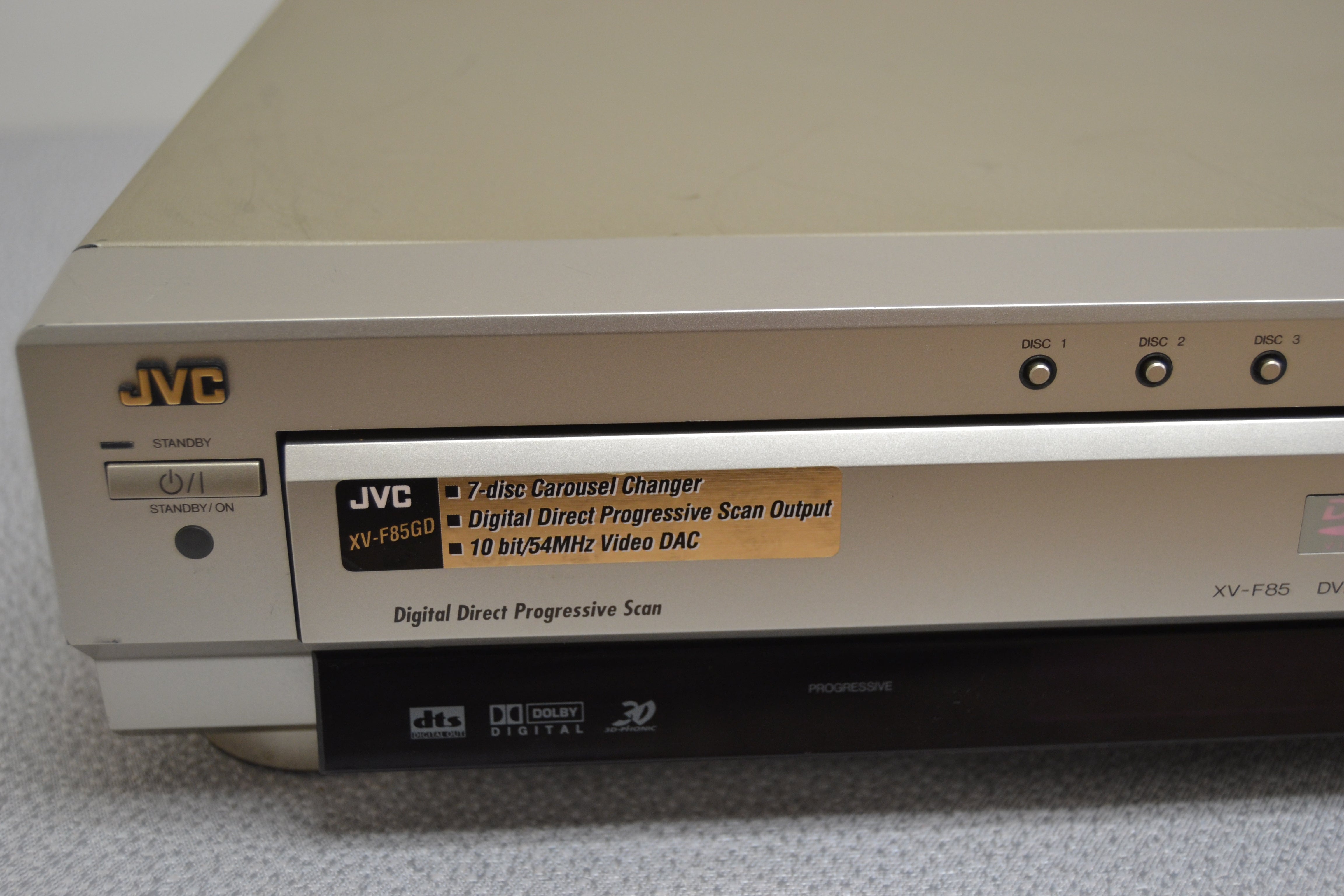 JVC XV-F85GD DVD/CD Carousel 7 Discs