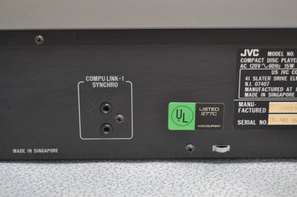 JVC XL-V211 Single CD Player * 1989