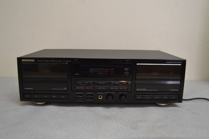 Kenwood KX-W6040 Double Cassette Deck * Fully Serviced * New Belts