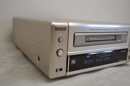 Denon DMD-M10E Small Form Minidisc Recorder * Fully Serviced * 100V