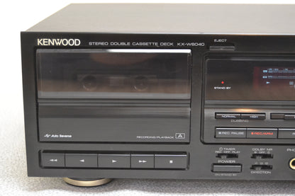 Kenwood KX-W6040 Double Cassette Deck * Fully Serviced * New Belts