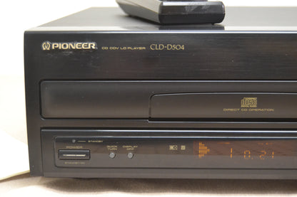 Pioneer CLD-D504 LaserDisc Player * A/B Side * Remote Control * Manual