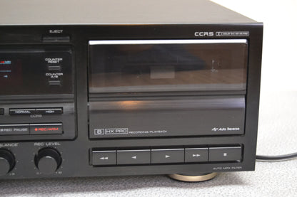 Kenwood KX-W6040 Double Cassette Deck * Fully Serviced * New Belts
