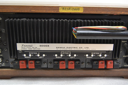 Sansui 5000X Stereo Receiver * 60W RMS * Fully Serviced *