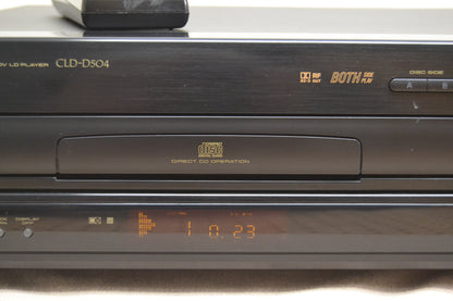 Pioneer CLD-D504 LaserDisc Player * A/B Side * Remote Control * Manual