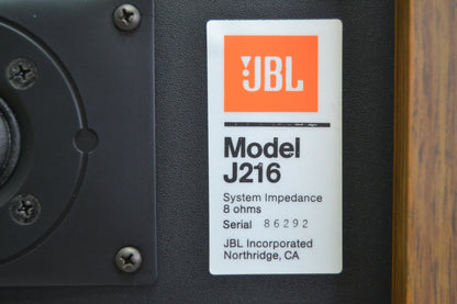 JBL J216 Bookshelf Speakers * Fully Serviced