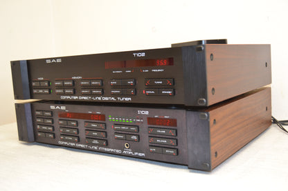 SAE Combo : I102 Integrated Amplifier * T102 Stereo Tuner * Fully Serviced