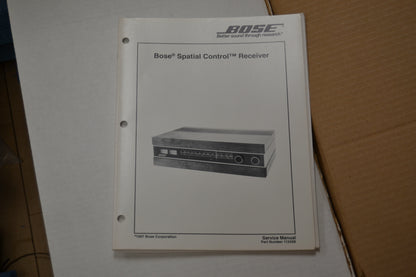 Bose Spatial Control Receiver * Box * Manual * Fully Serviced * MINT!!!!