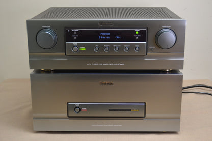 Sherwood Newcastle Set * AM-9080n 5 Channel Amp * AVP-9080R Pre-Tuner * 120x5 RMS*