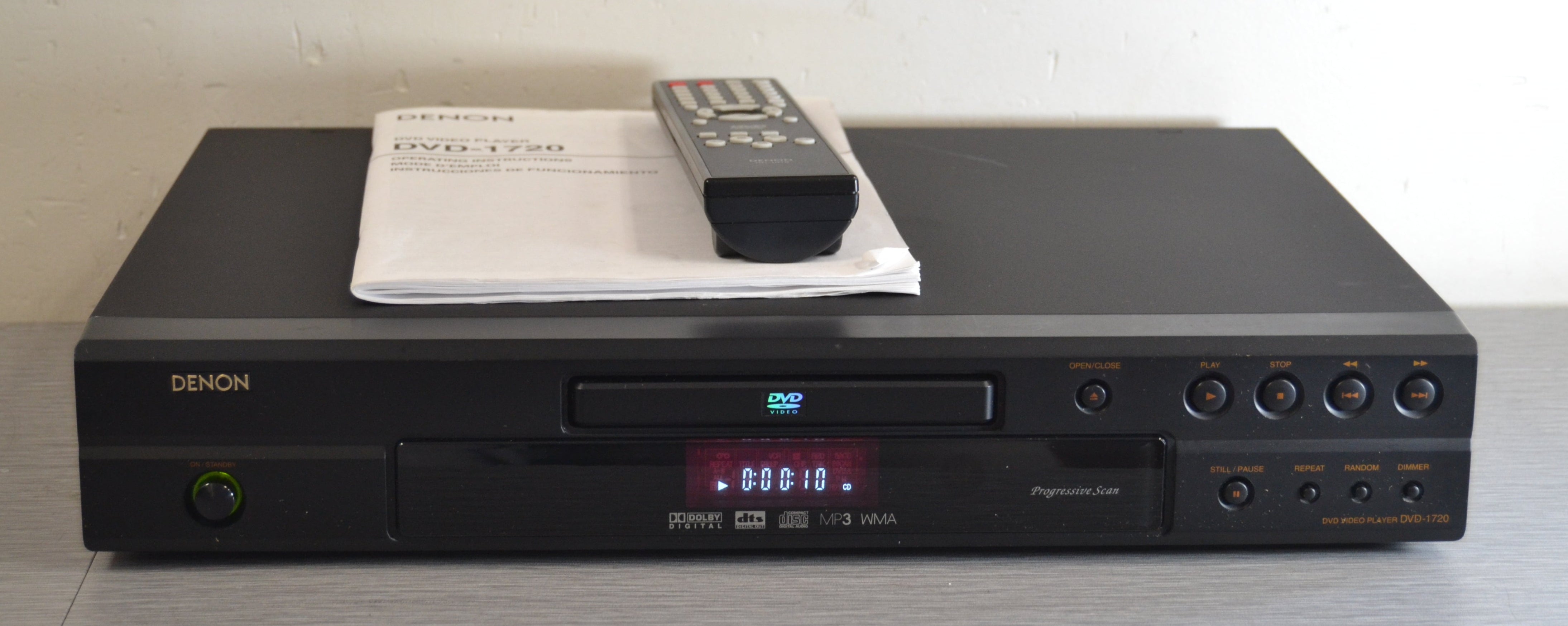 Denon DVD-1720 CD/DVD Player * Remote * Manual – The Turntable Store
