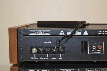 SAE Combo : I102 Integrated Amplifier * T102 Stereo Tuner * Fully Serviced