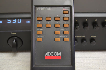 Adcom GTP-500 Stereo Preamplifier/Tuner * Remote * Fully Serviced