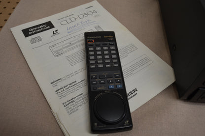 Pioneer CLD-D504 LaserDisc Player * A/B Side * Remote Control * Manual