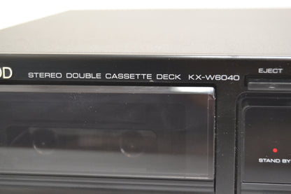 Kenwood KX-W6040 Double Cassette Deck * Fully Serviced * New Belts
