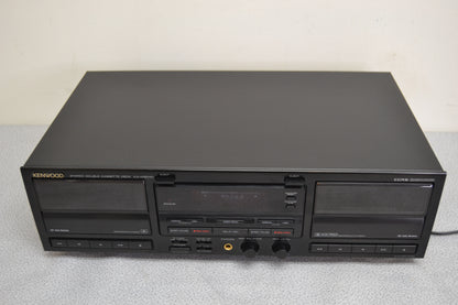 Kenwood KX-W6040 Double Cassette Deck * Fully Serviced * New Belts