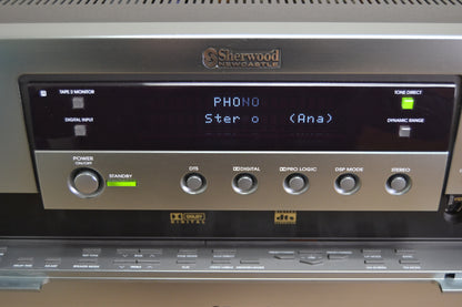 Sherwood Newcastle Set * AM-9080n 5 Channel Amp * AVP-9080R Pre-Tuner * 120x5 RMS*