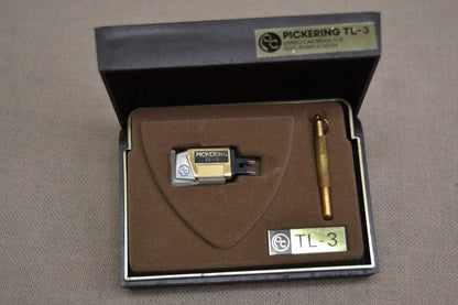 Pickering TL-3 Phono Cartridge and Stylus * Box * Very Low Hours, possibly NOS * See PICS!
