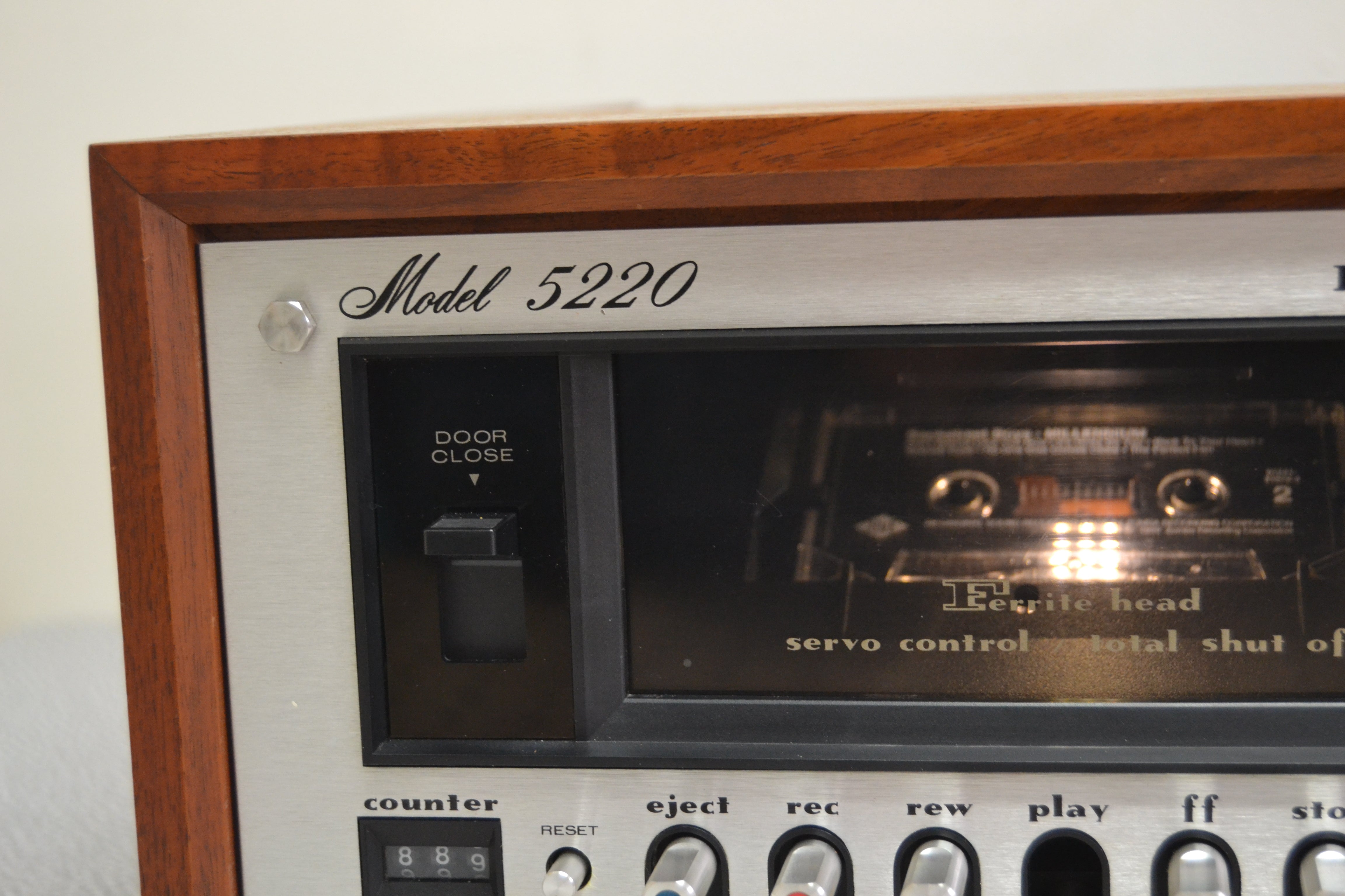 Marantz Model 5220 Single Cassette Deck * Original Wood Case