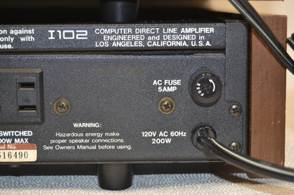 SAE Combo : I102 Integrated Amplifier * T102 Stereo Tuner * Fully Serviced