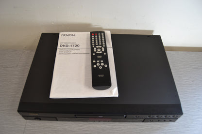 Denon DVD-1720 CD/DVD Player * Remote * Manual