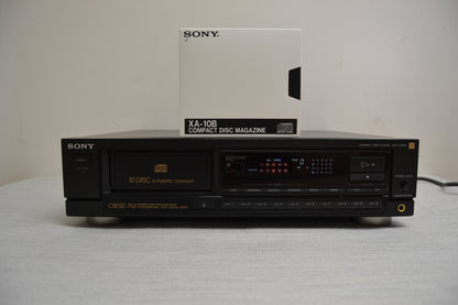 Sony CDP-C9 ESD * CD Changer * 10 Disc Cartridge * ES Line * Fully Serviced * New Belts