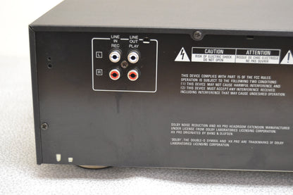 Kenwood KX-W6040 Double Cassette Deck * Fully Serviced * New Belts