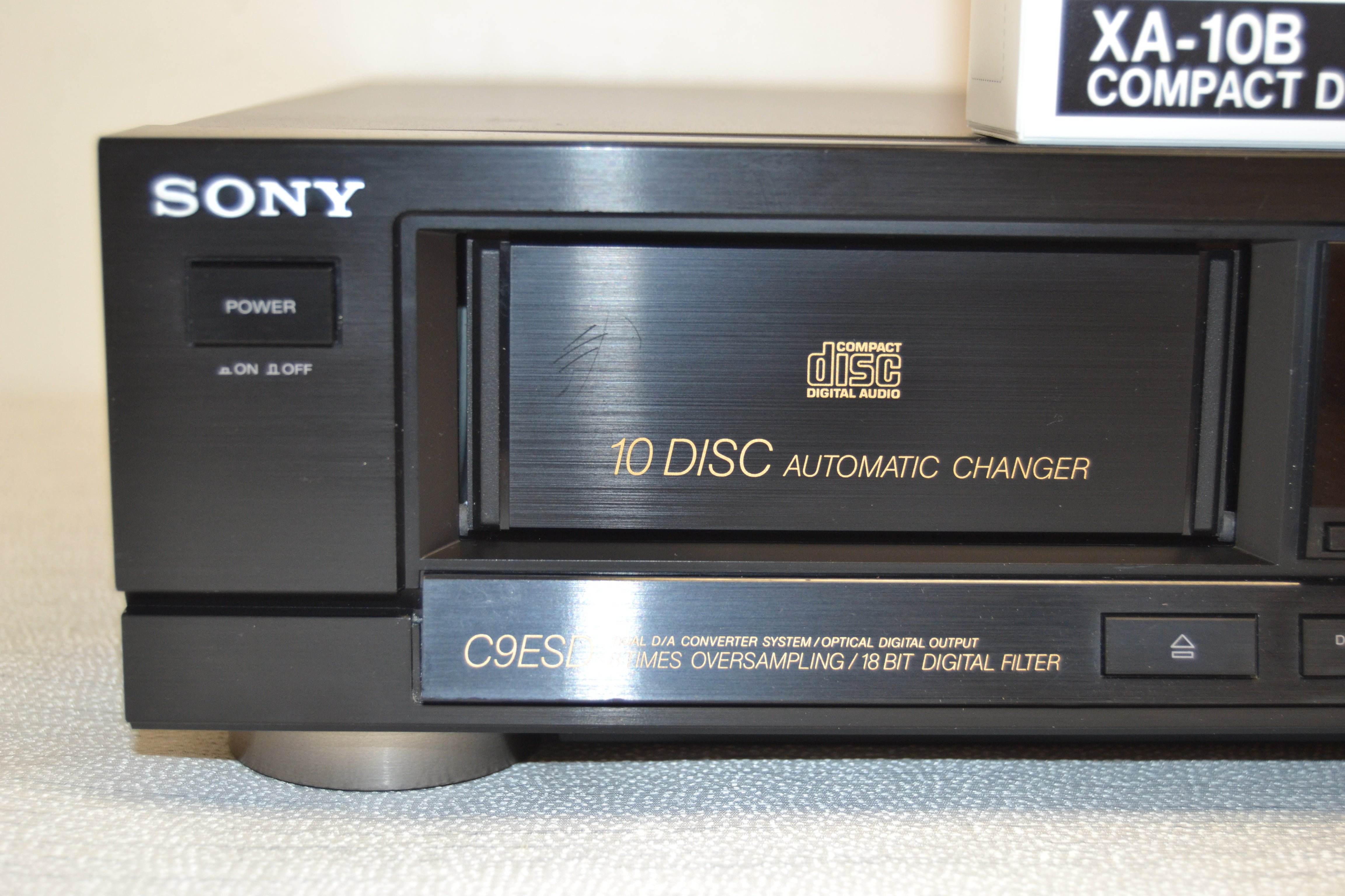 Sony CDP-C9 ESD * CD Changer * 10 Disc Cartridge * ES Line * Fully Serviced * New Belts
