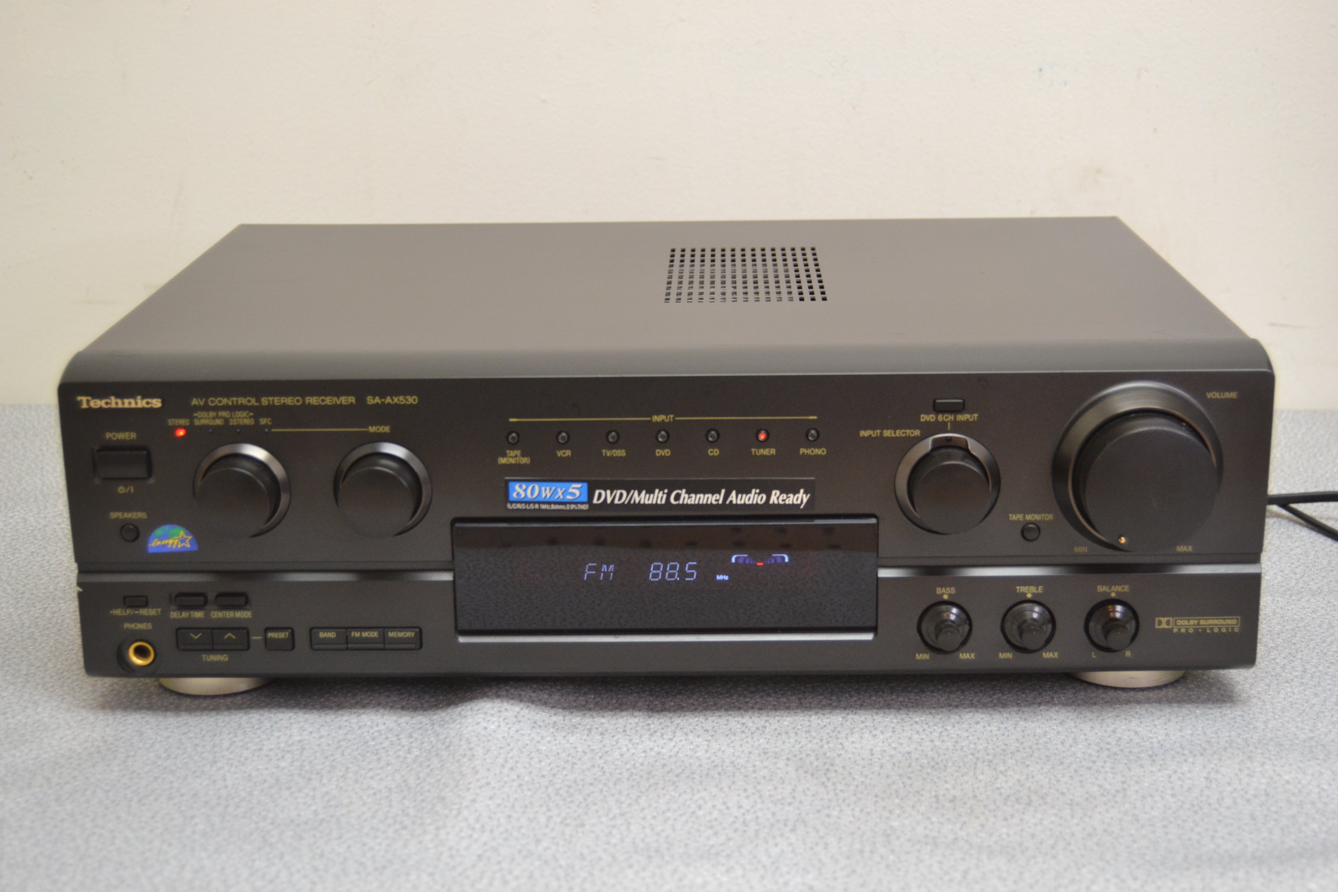 Technics SA-AX530 Stereo receiver * 80W RMS * 1999