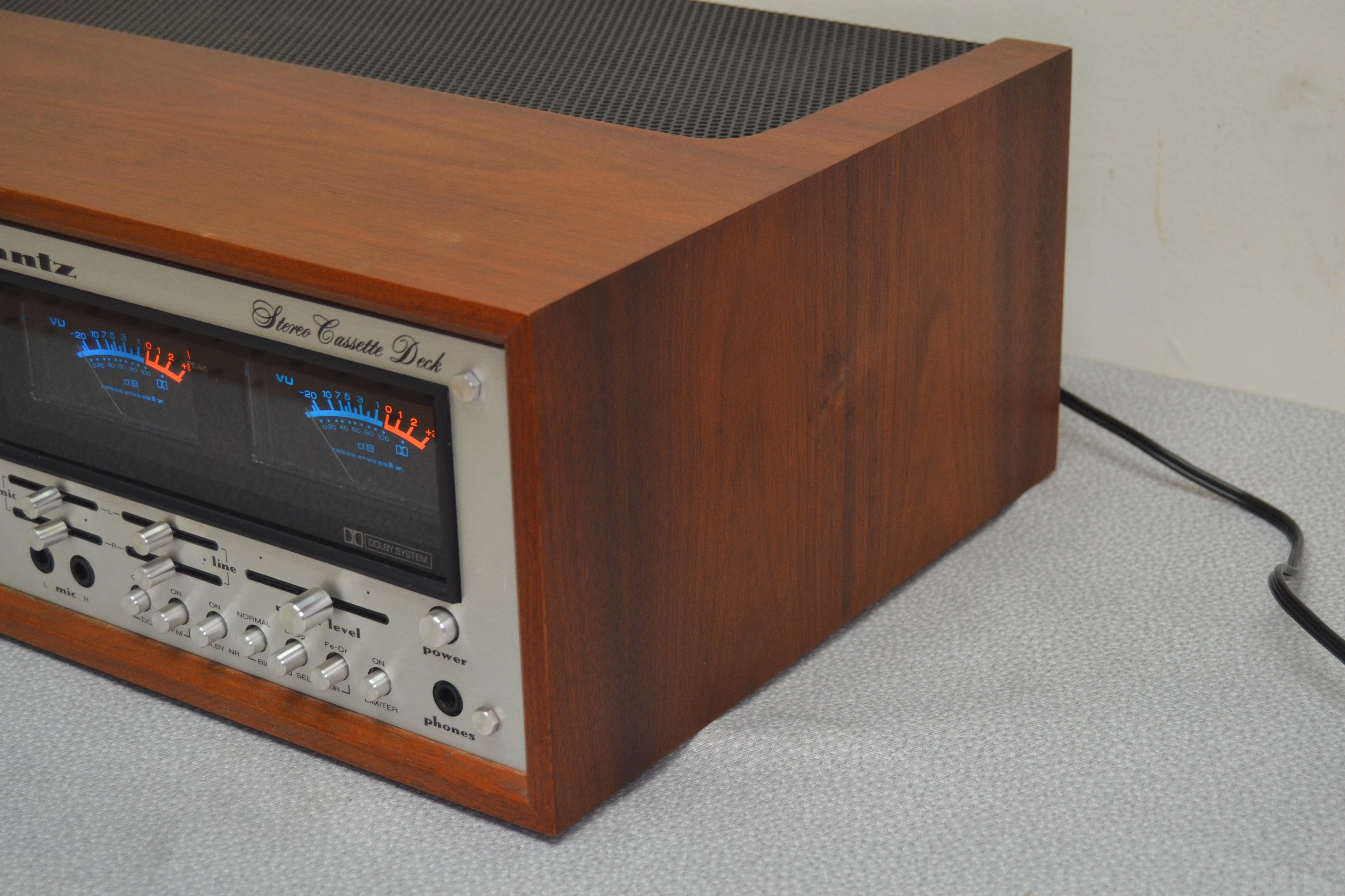 Marantz Model 5220 Single Cassette Deck * Original Wood Case