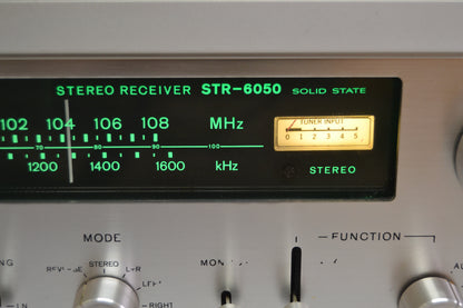 Sony STR-6050  AM/FM Stereo Receiver (1969) * 30W RMS * Fair Faceplate
