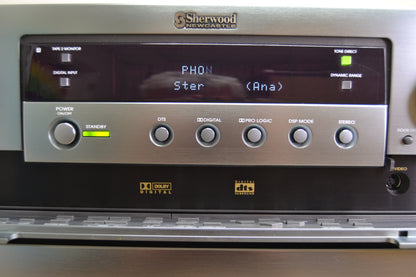 Sherwood Newcastle Set * AM-9080n 5 Channel Amp * AVP-9080R Pre-Tuner * 120x5 RMS*
