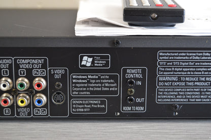 Denon DVD-1720 CD/DVD Player * Remote * Manual
