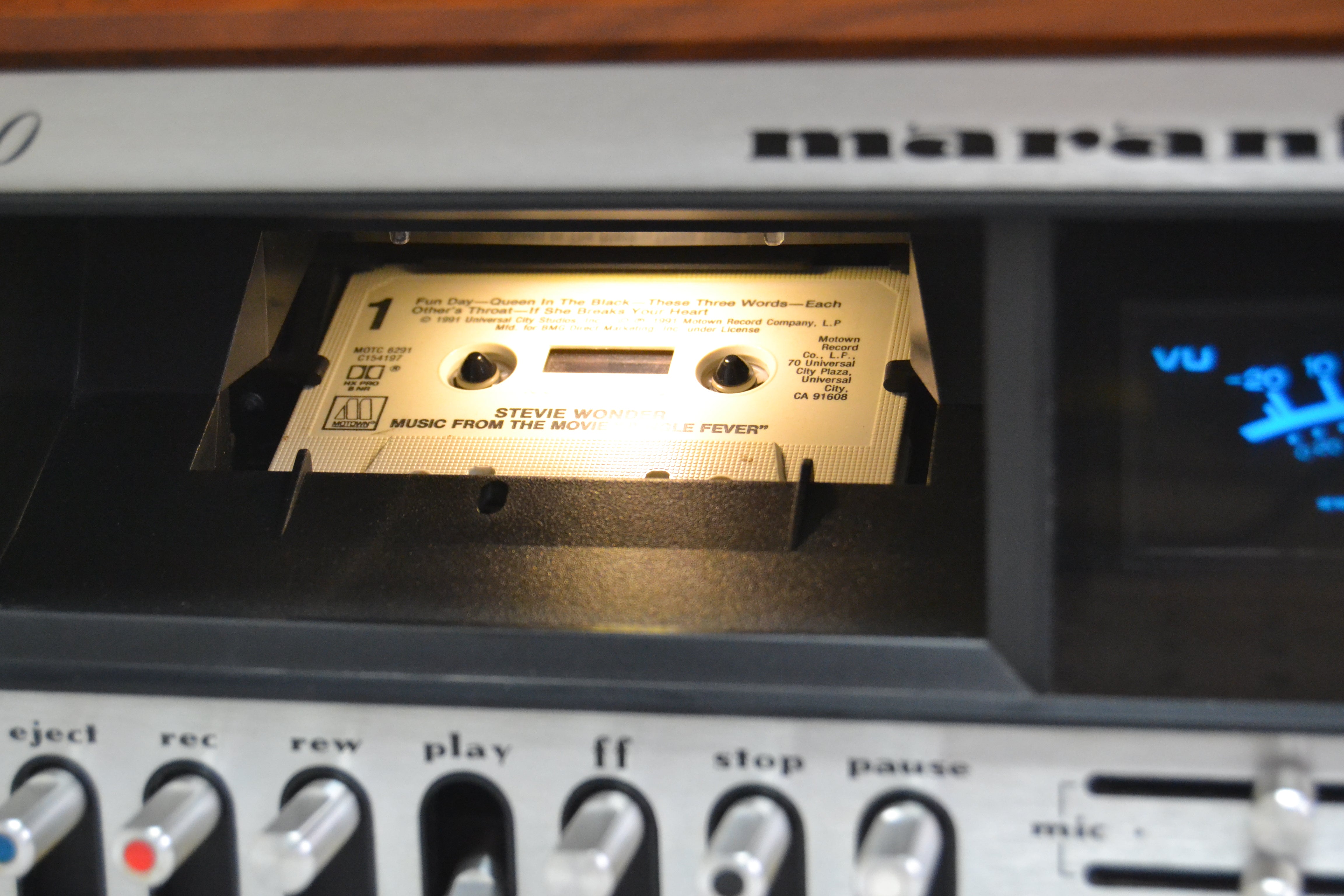 Marantz Model 5220 Single Cassette Deck * Original Wood Case Marantz Model 5220 Single Cassette Deck * Original Wood Case
