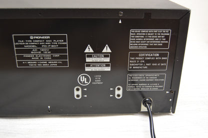 Pioneer PD-F807 CD Changer * 100 +1 Discs * Fully Serviced