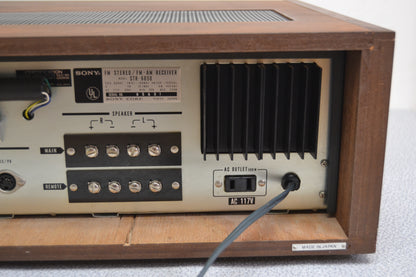 Sony STR-6050  AM/FM Stereo Receiver (1969) * 30W RMS * Fair Faceplate