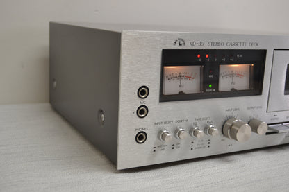 JVC KD-35 Single Cassette Deck * Fully Serviced * New Belts