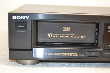 Sony CDP-C9 ESD * CD Changer * 10 Disc Cartridge * ES Line * Fully Serviced * New Belts