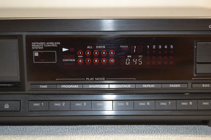Sony CDP-C9 ESD * CD Changer * 10 Disc Cartridge * ES Line * Fully Serviced * New Belts