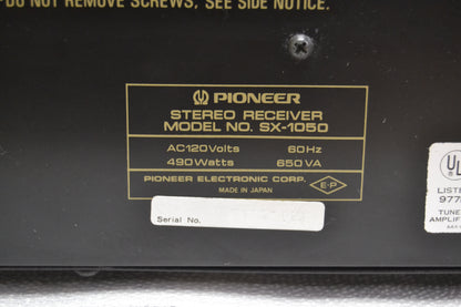 Pioneer SX-1050 Stereo Receiver * 120W RMS * Fully Serviced