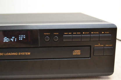 Denon DCM-370 CD Carousel 5 Discs * Box * Remote (not working )