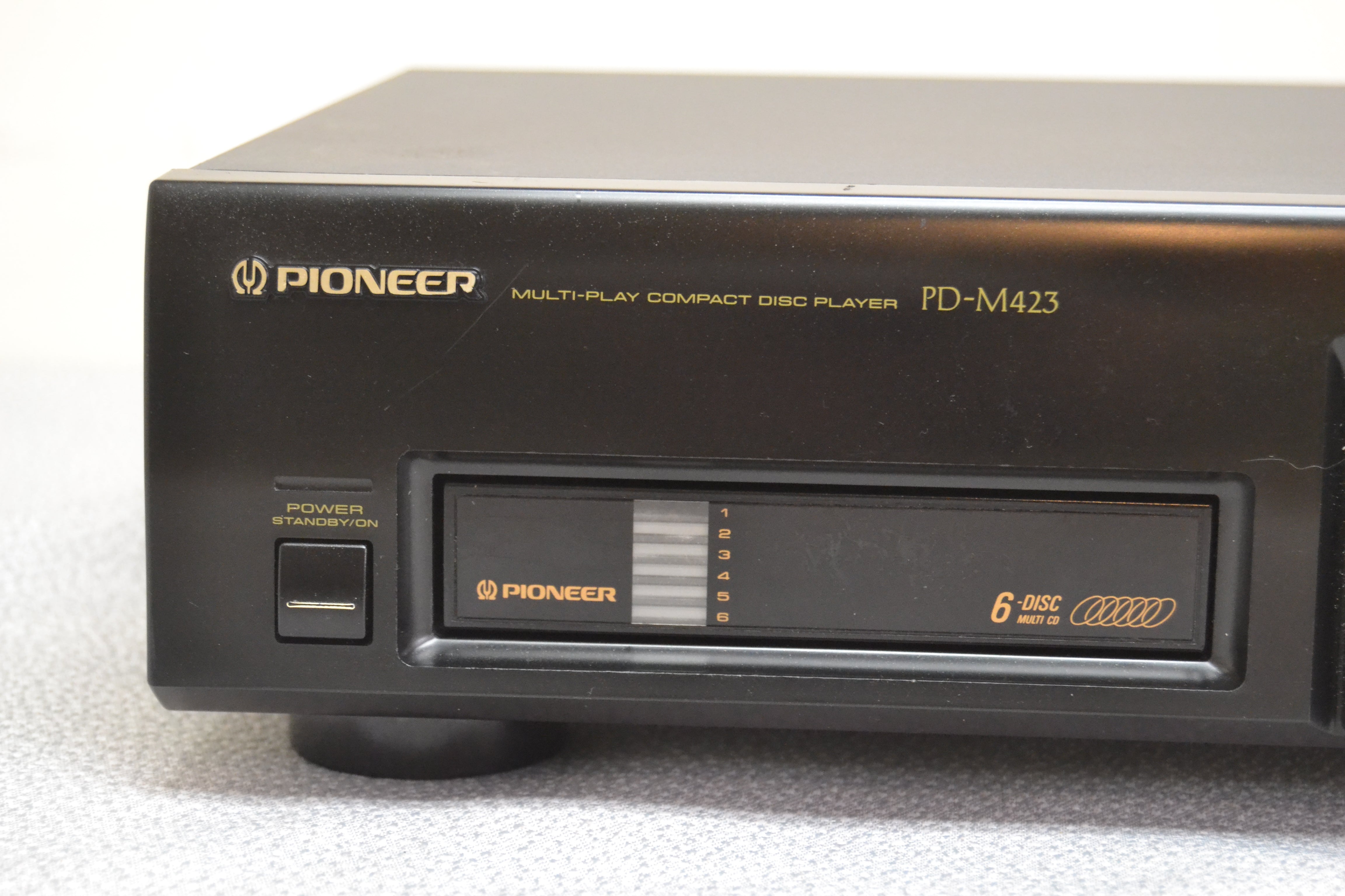Pioneer PD-M423 Six Disc Cartridge CD Player * Dim Display