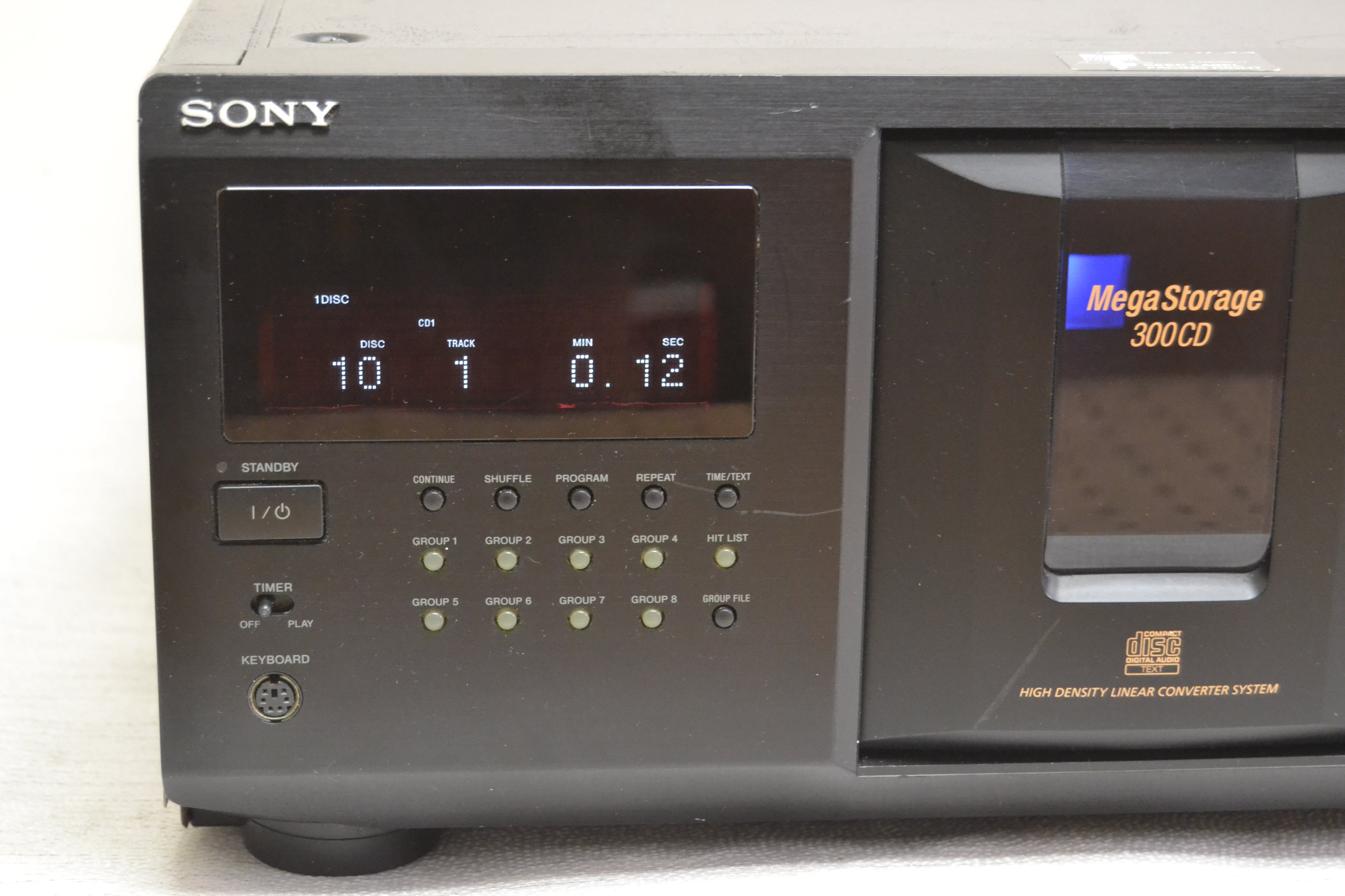 Sony CDP-CX691 CD Changer 300 Discs * Fully Serviced * New Belts