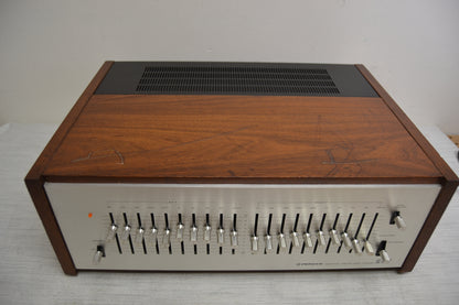Pioneer SG-9500 Graphic Equalizer * Fully Serviced * Original Wood Case *