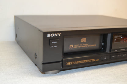 Sony CDP-C9 ESD * CD Changer * 10 Disc Cartridge * ES Line * Fully Serviced * New Belts